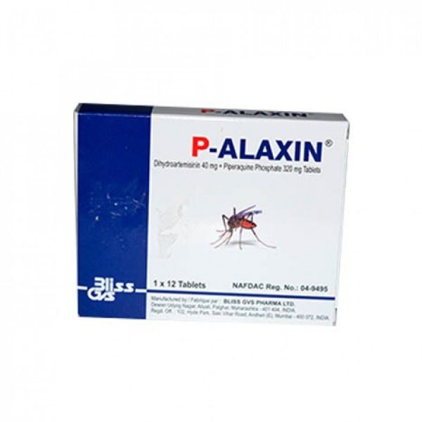 Tabs P-Alaxin (Dihydroartemisinin + piperaquine)